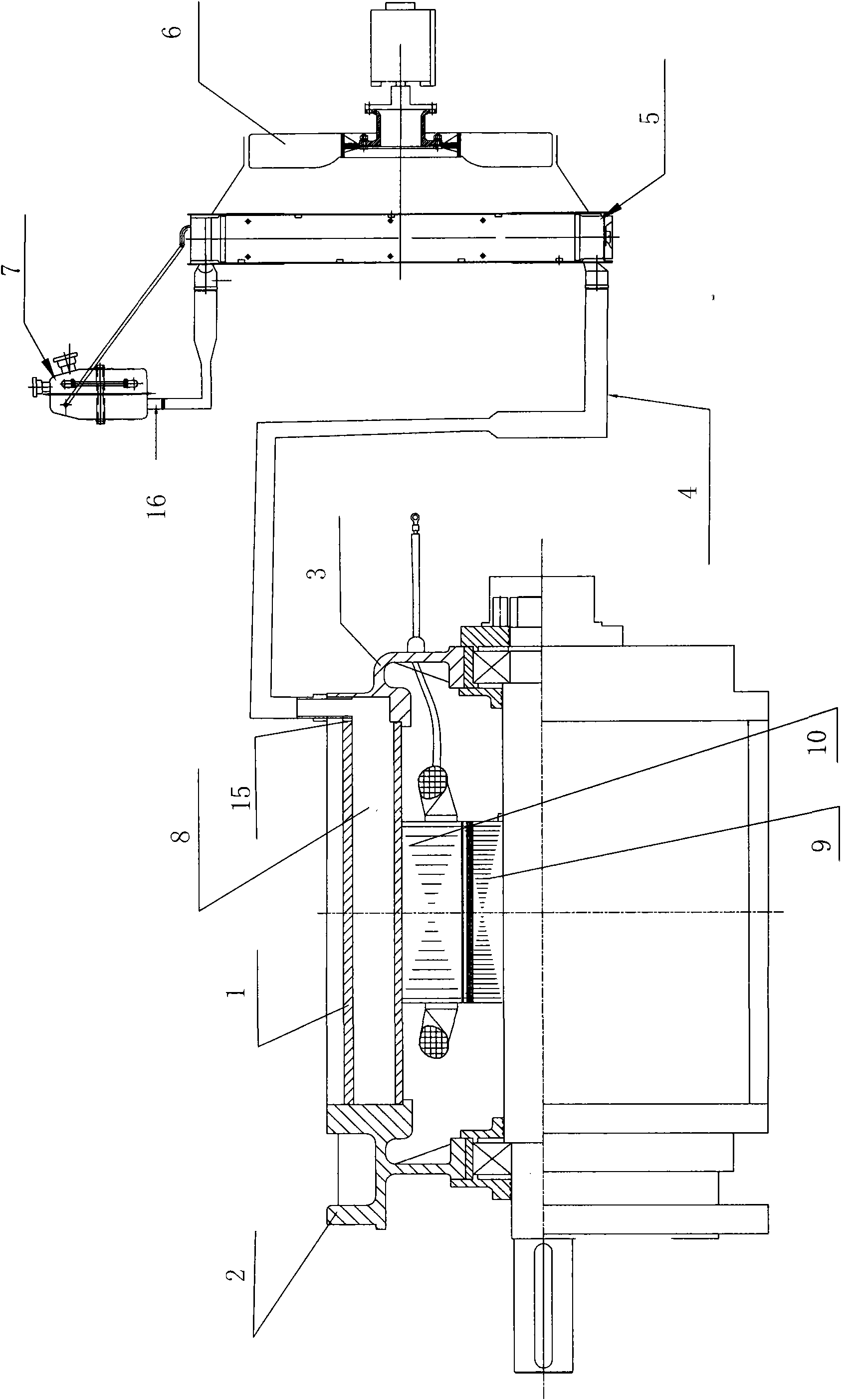 Superconductive radiating motor