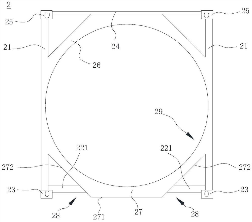 Tank containers and their end frames