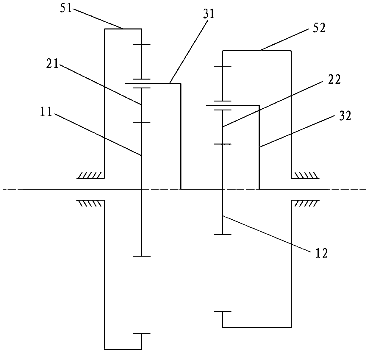 Electric drive axle of double-stage planetary gear reducer