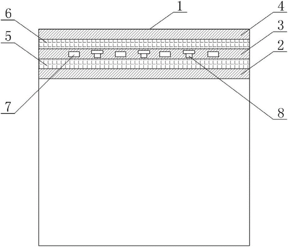 Multi-functional composite electronic box body of spacecraft