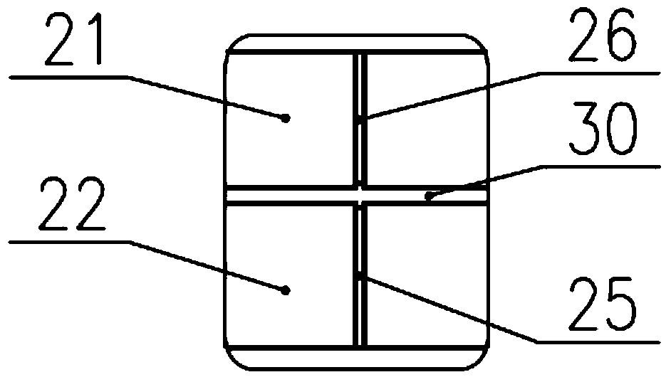 Large-thrust circulating water pump motor ventilation and cooling structure