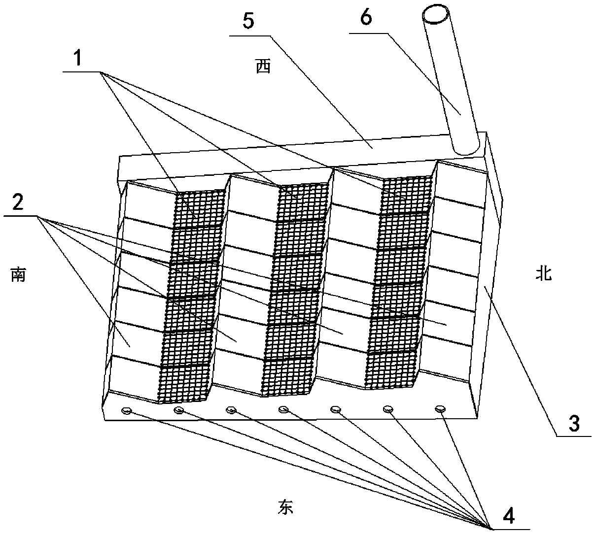 Photovoltaic power generation efficiency enhancement method and system based on combined use of light reflection and solar thermal wind