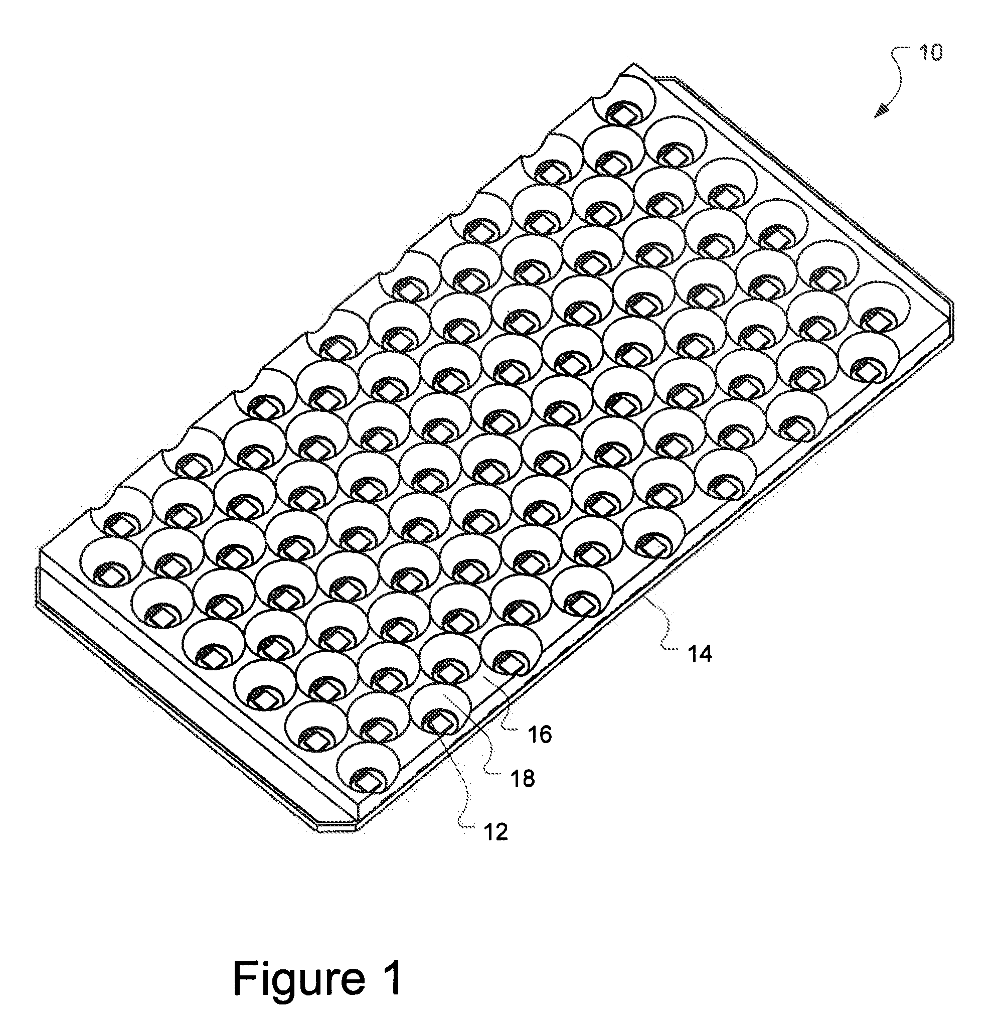 Economical partially collimating reflective micro optical array