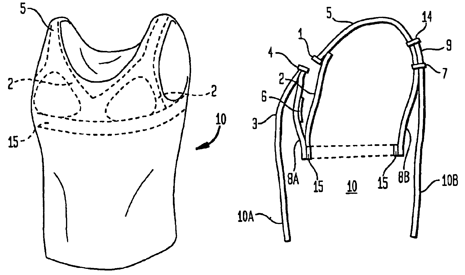 Stretchable nursing tank top with invisible breast support