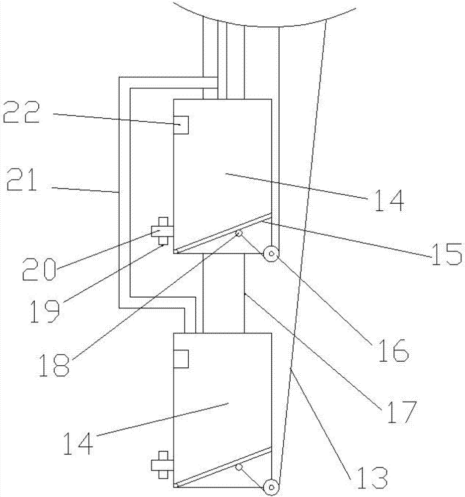 Movable sewage sampling device