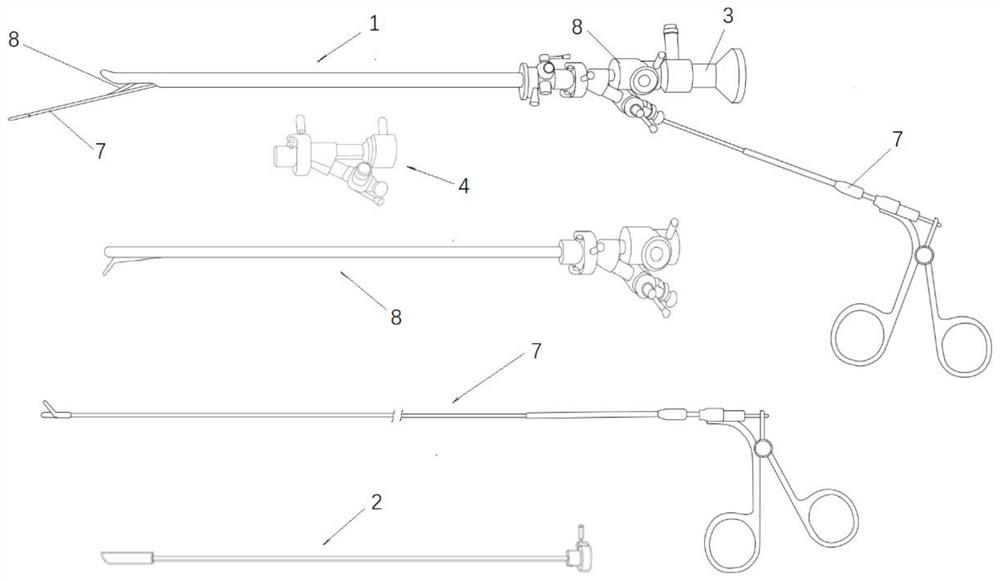 Urethrocystoscope system, urethrocystoscope sheath and obturator