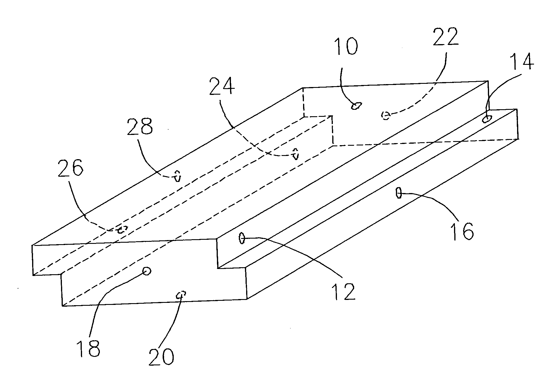 Interlocking polymeric foam floor underlayment and process for making