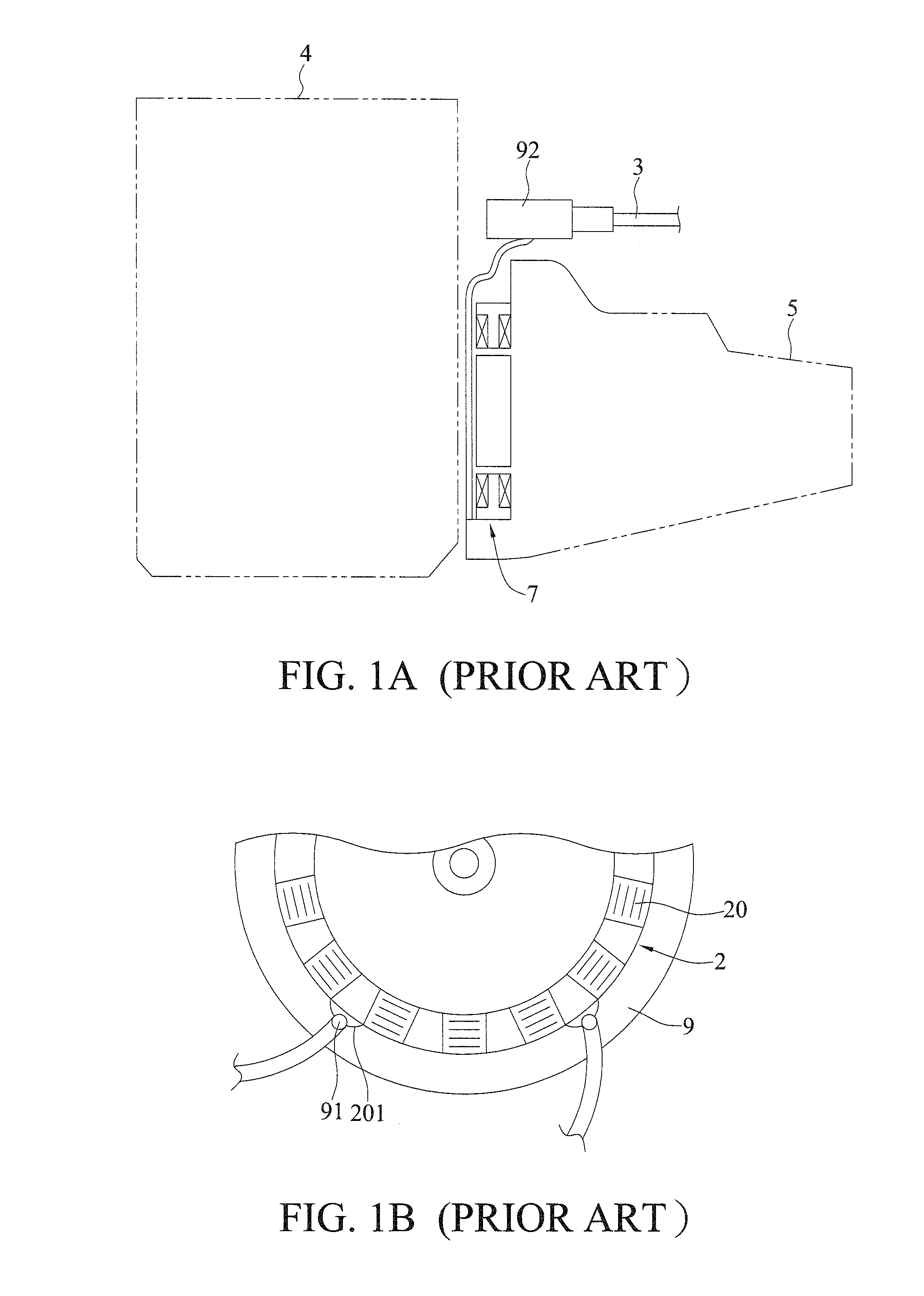 Power collection device for electric machine