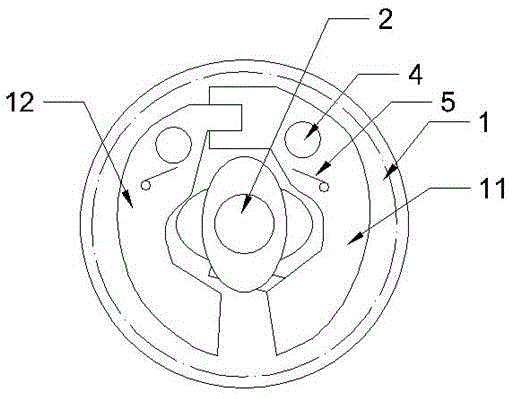 Diesel engine cam shaft pressure-reducing mechanism