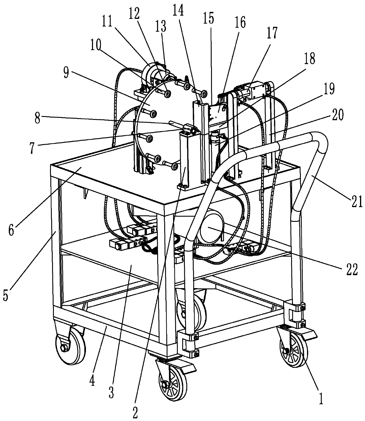 Latex balloon automatic inflation sealing device