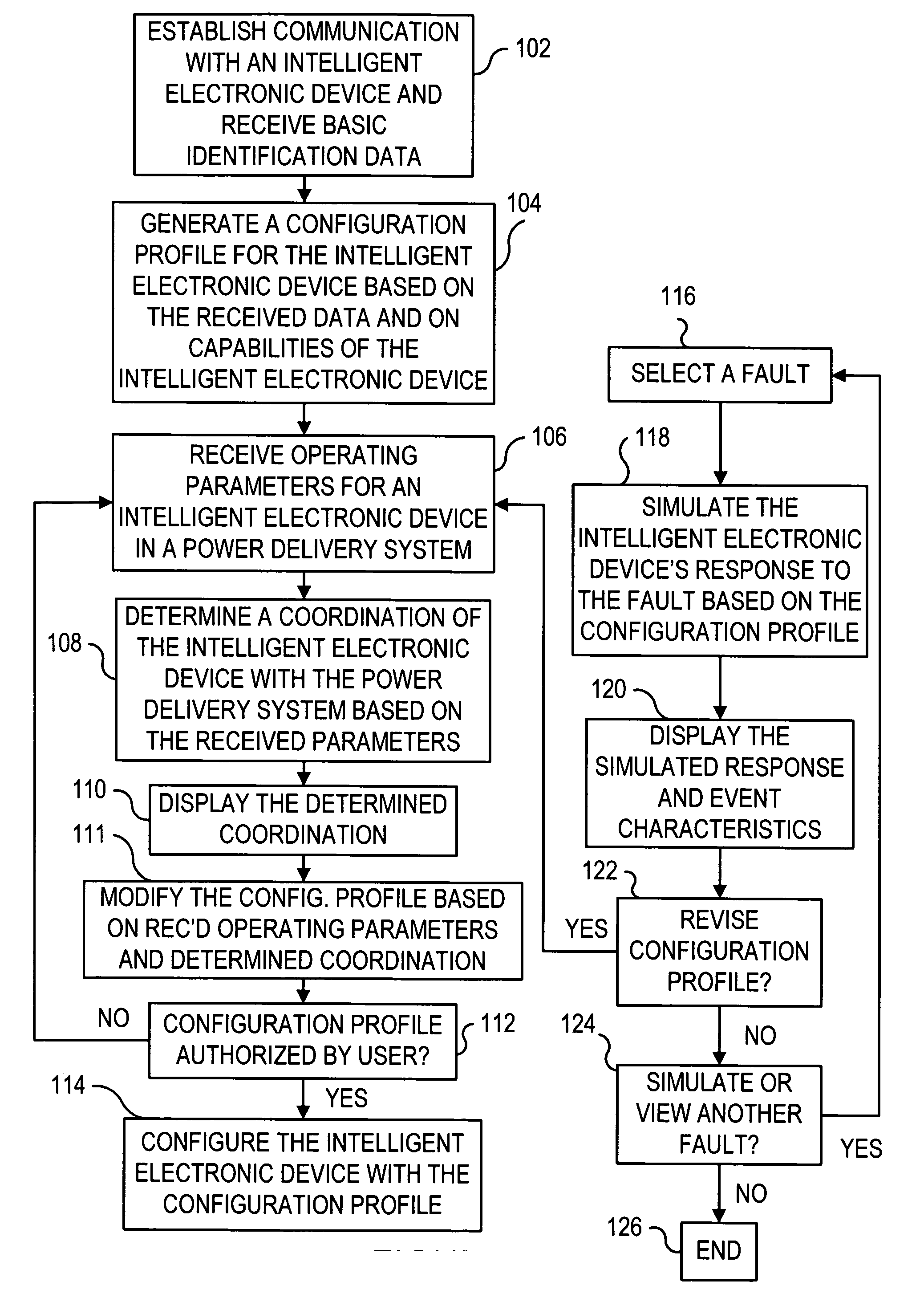 Intelligent configuration system for power distribution feeder reclosers and switches