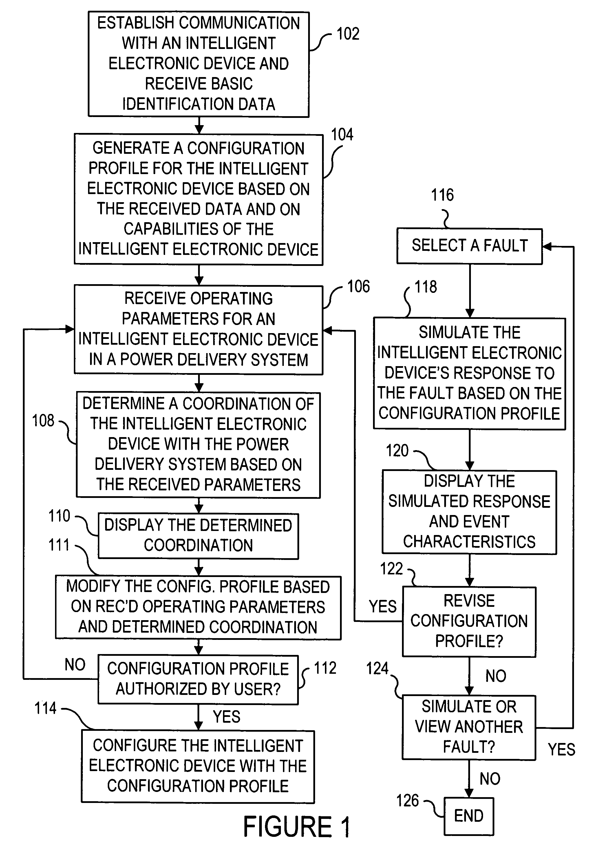 Intelligent configuration system for power distribution feeder reclosers and switches