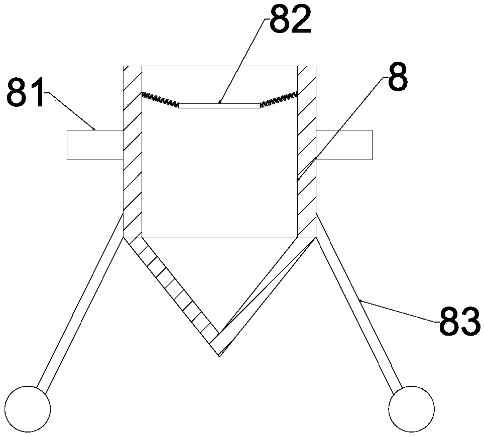 Floating type water sample collecting device for water pollution detection