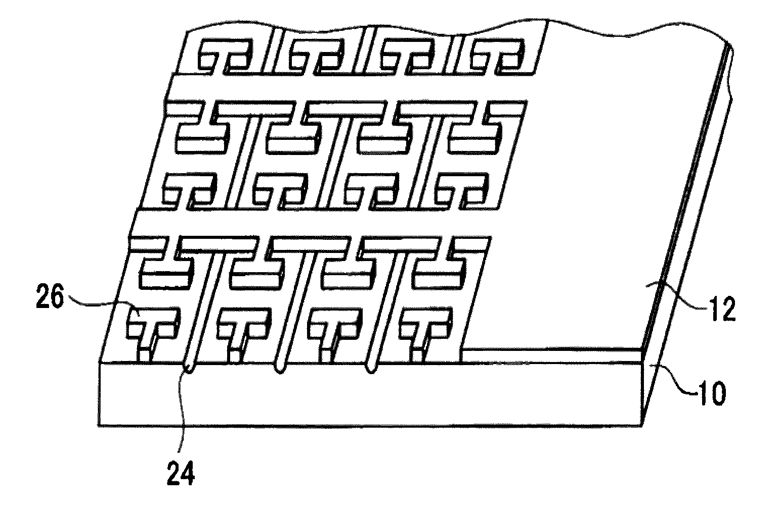 Glass substrate having circuit pattern and process for producing the same