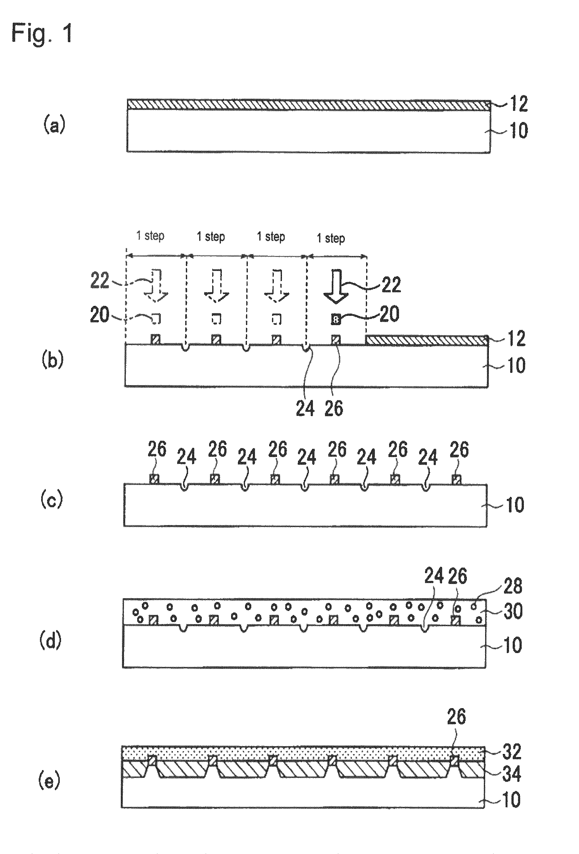 Glass substrate having circuit pattern and process for producing the same