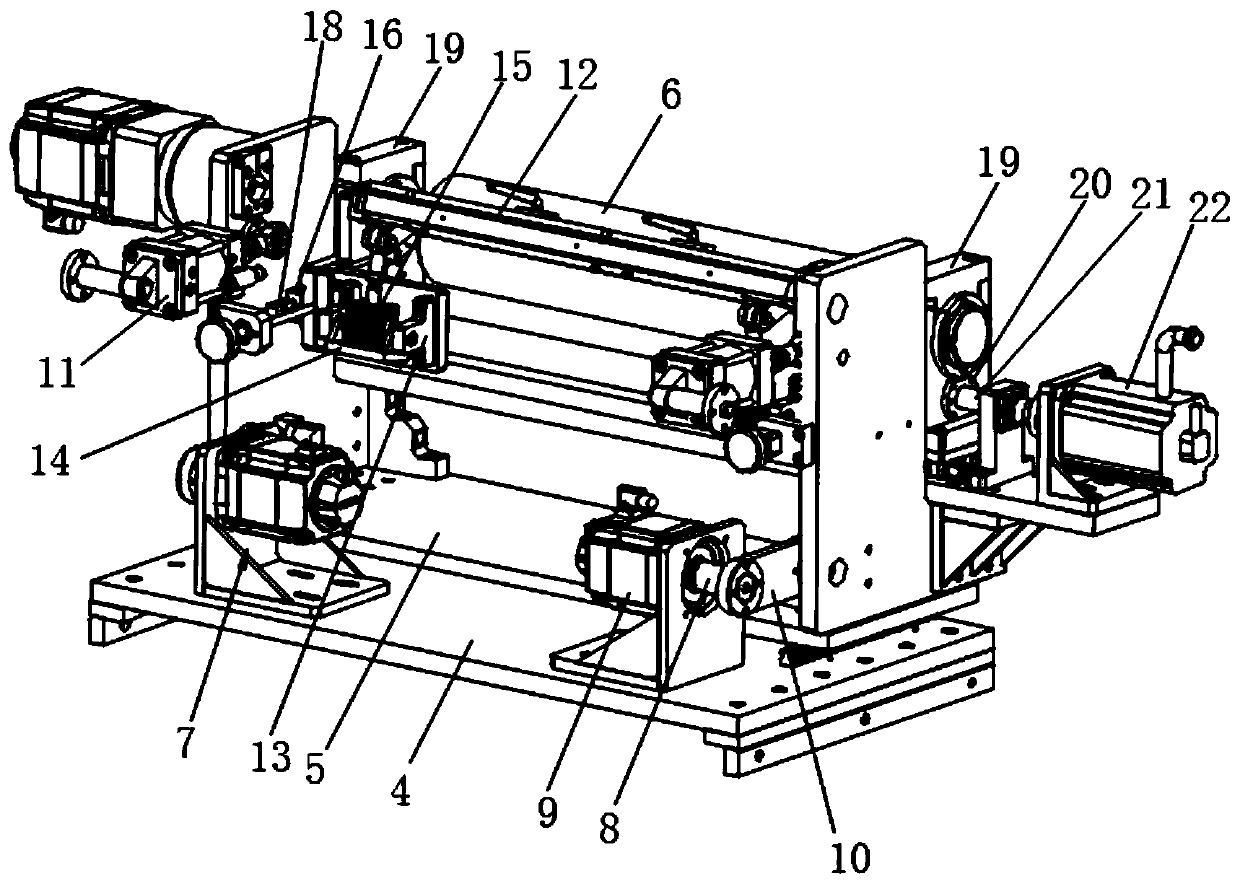 Plate roller movement intermittent coating mechanism