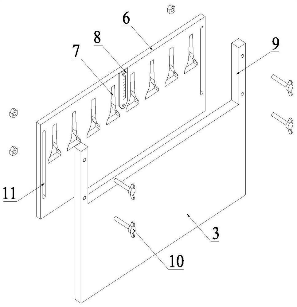 Water distributor device capable of accurately adjusting flow and adjusting method