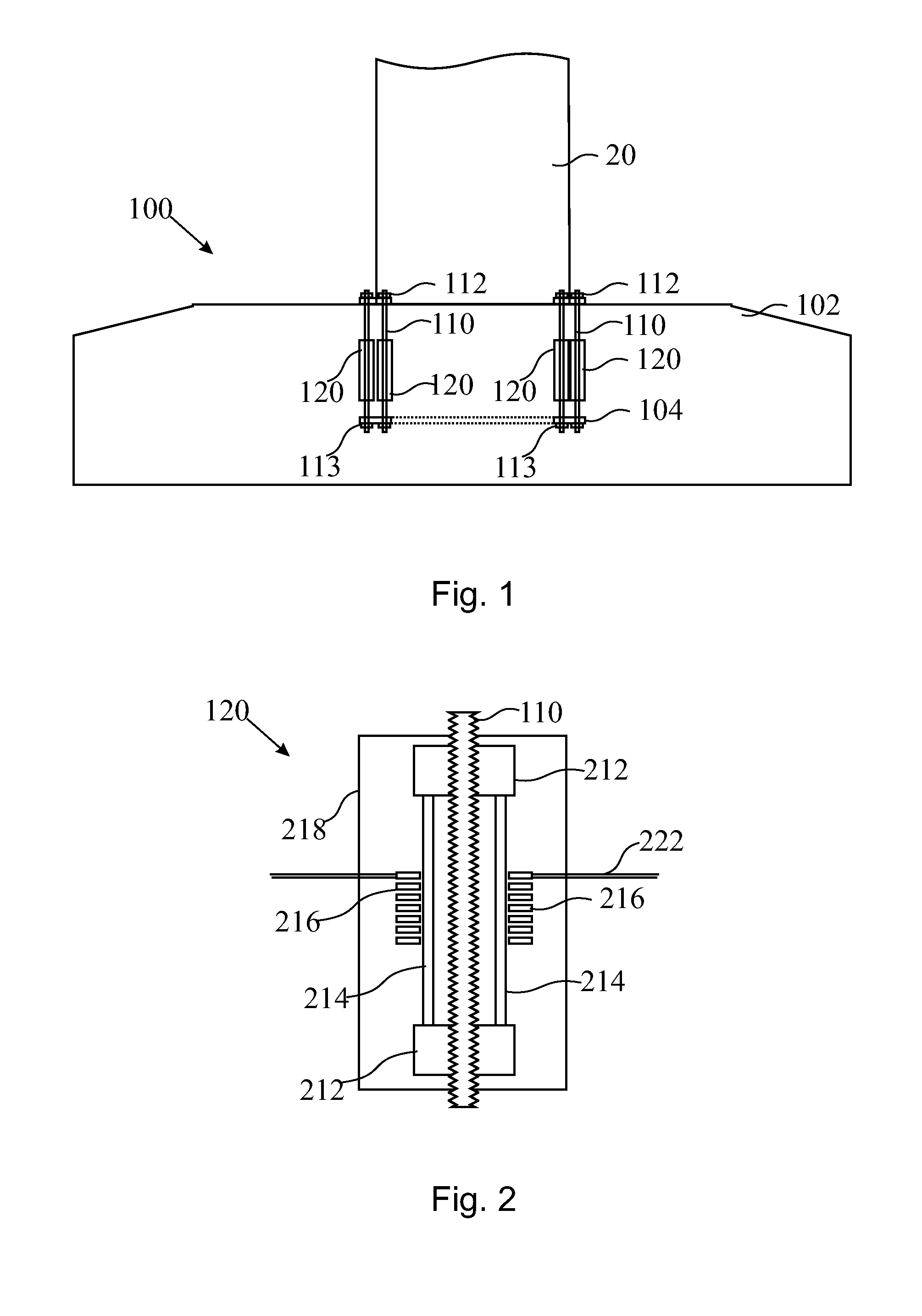 Magnetostrictive measurement of tensile stress in foundations