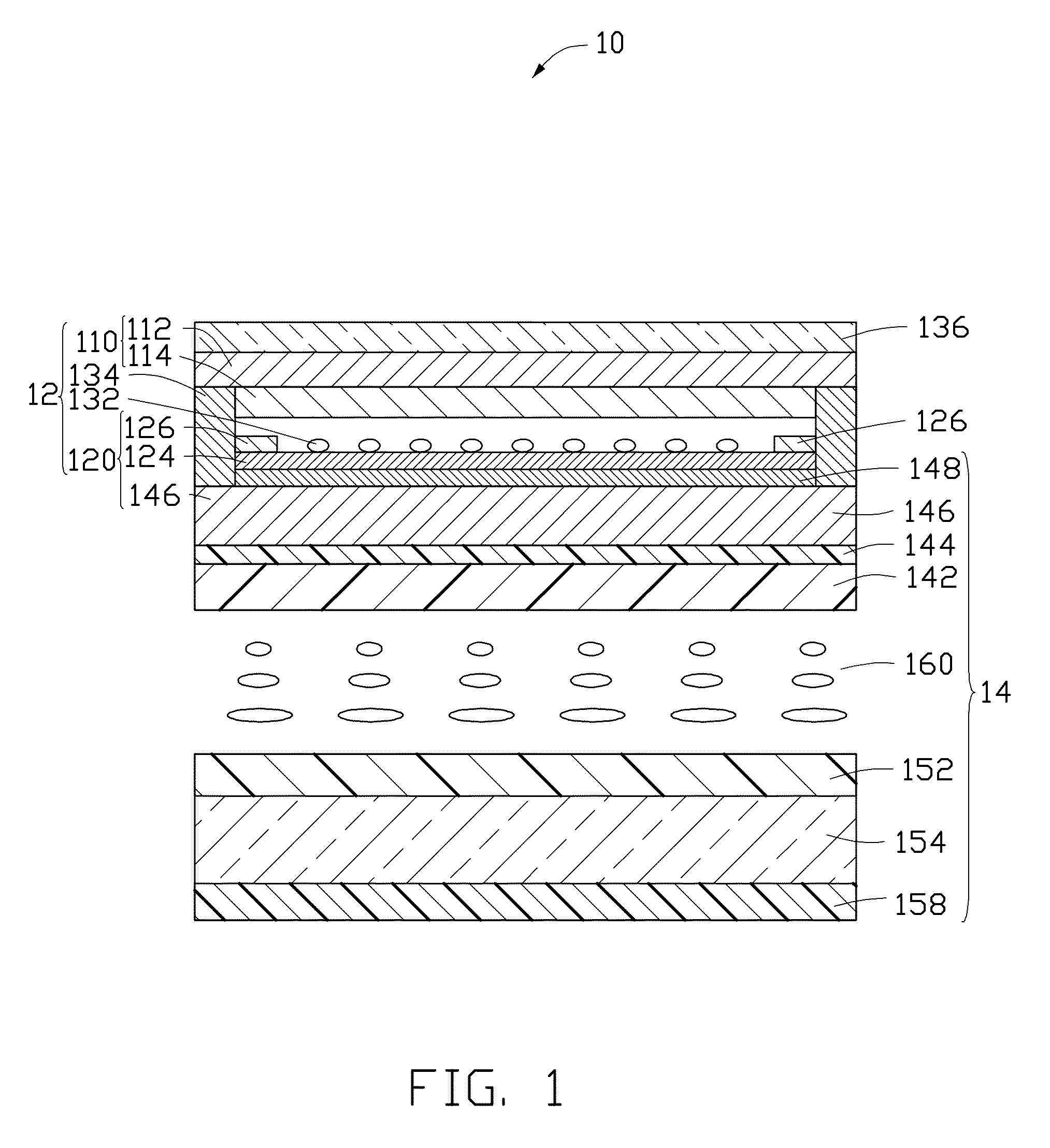 Liquid crystal display screen