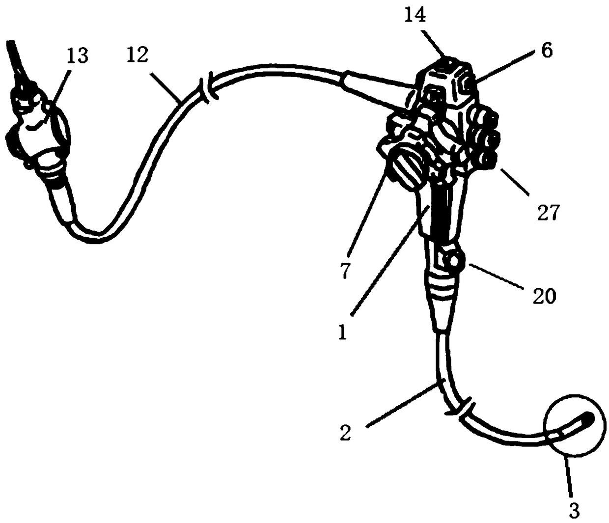 Soft-hard conversion gastroscope