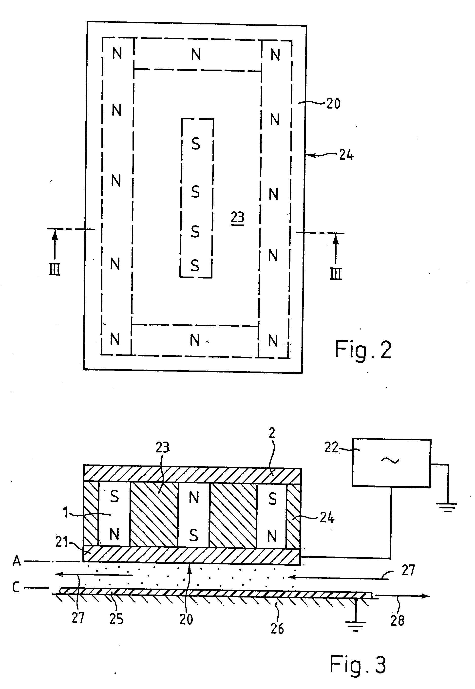 Device for carrying out a plasma-assisted process