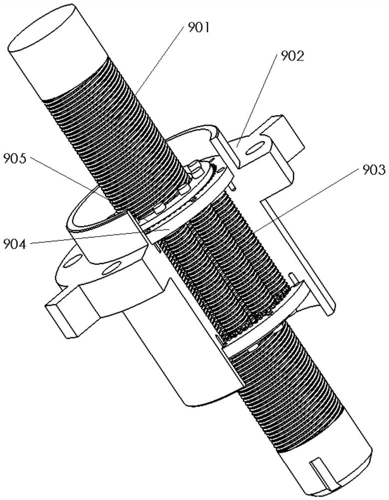 Vacuum high-temperature reciprocating type frictional wear testing system