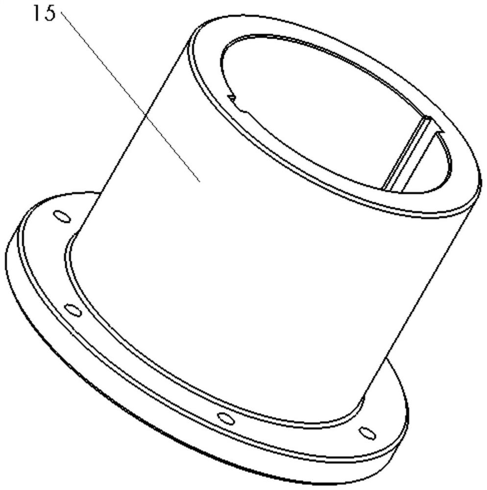 Vacuum high-temperature reciprocating type frictional wear testing system