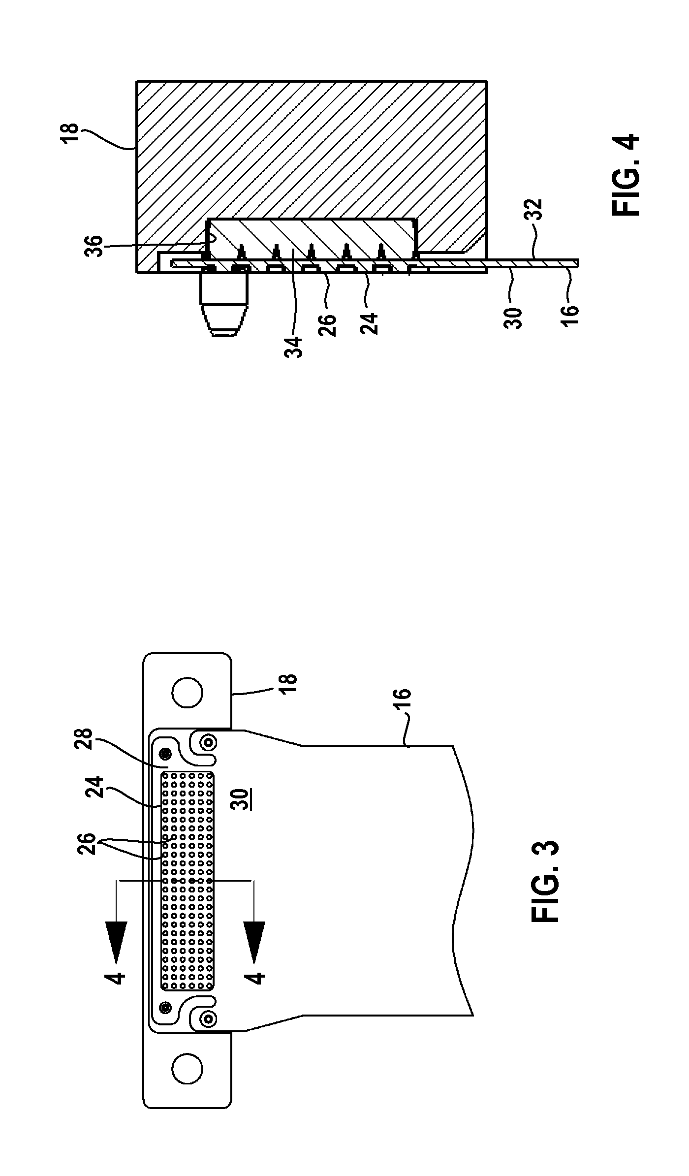 Compression mat for an electrical connector