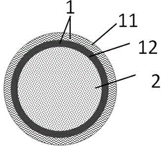 Heating non-combustion type tobacco product heated through paper