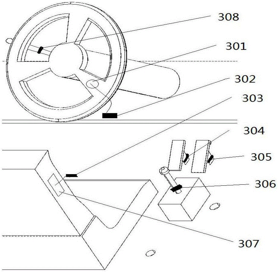 Experiment table for collecting driving characteristic data of driver, and lane changing data collection method of experiment table