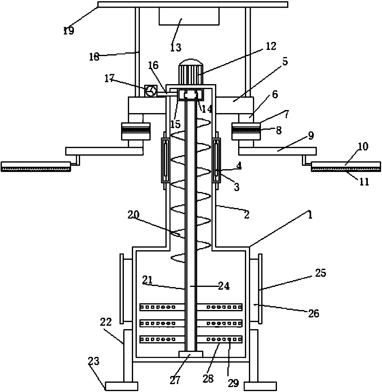 Efficient sterilization aerator for abalones