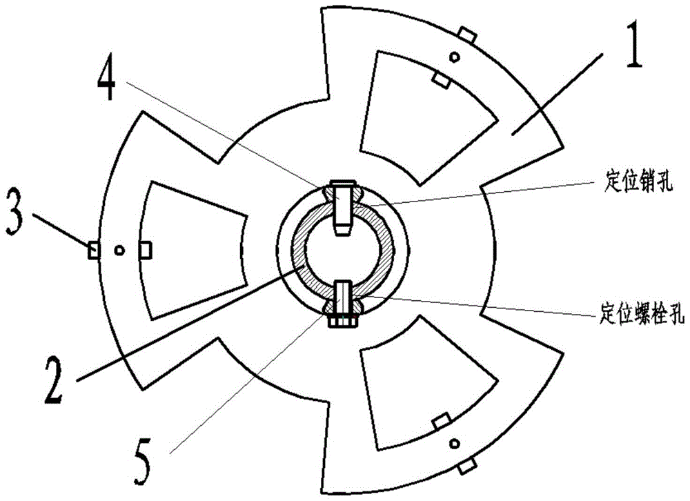 A method for manufacturing a large-aperture box frame with multiple partitions