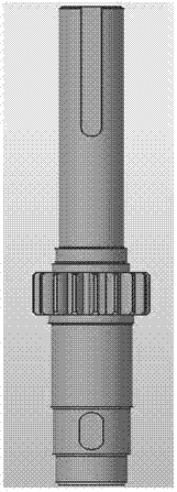 Manufacturing method and equipment of unequal-section bimetal transmission part