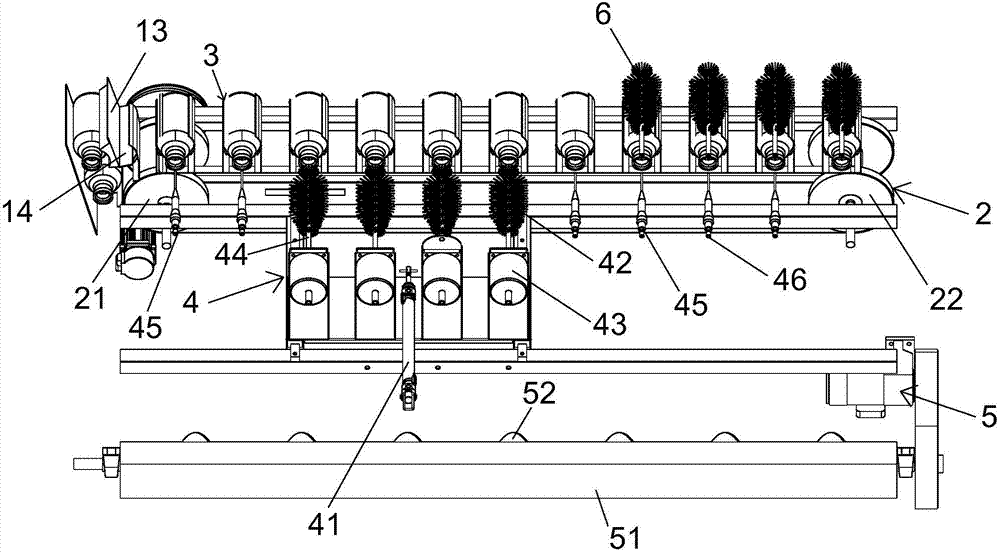 Intelligent bottle scrubbing machine