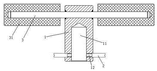 Clutch hub demounting tool provided with handle sleeve and used for remanufacturing of automatic transmission