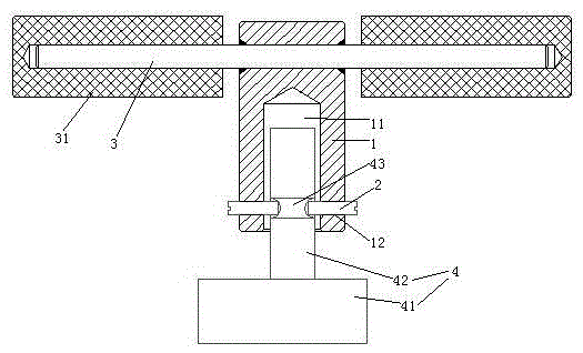 Clutch hub demounting tool provided with handle sleeve and used for remanufacturing of automatic transmission