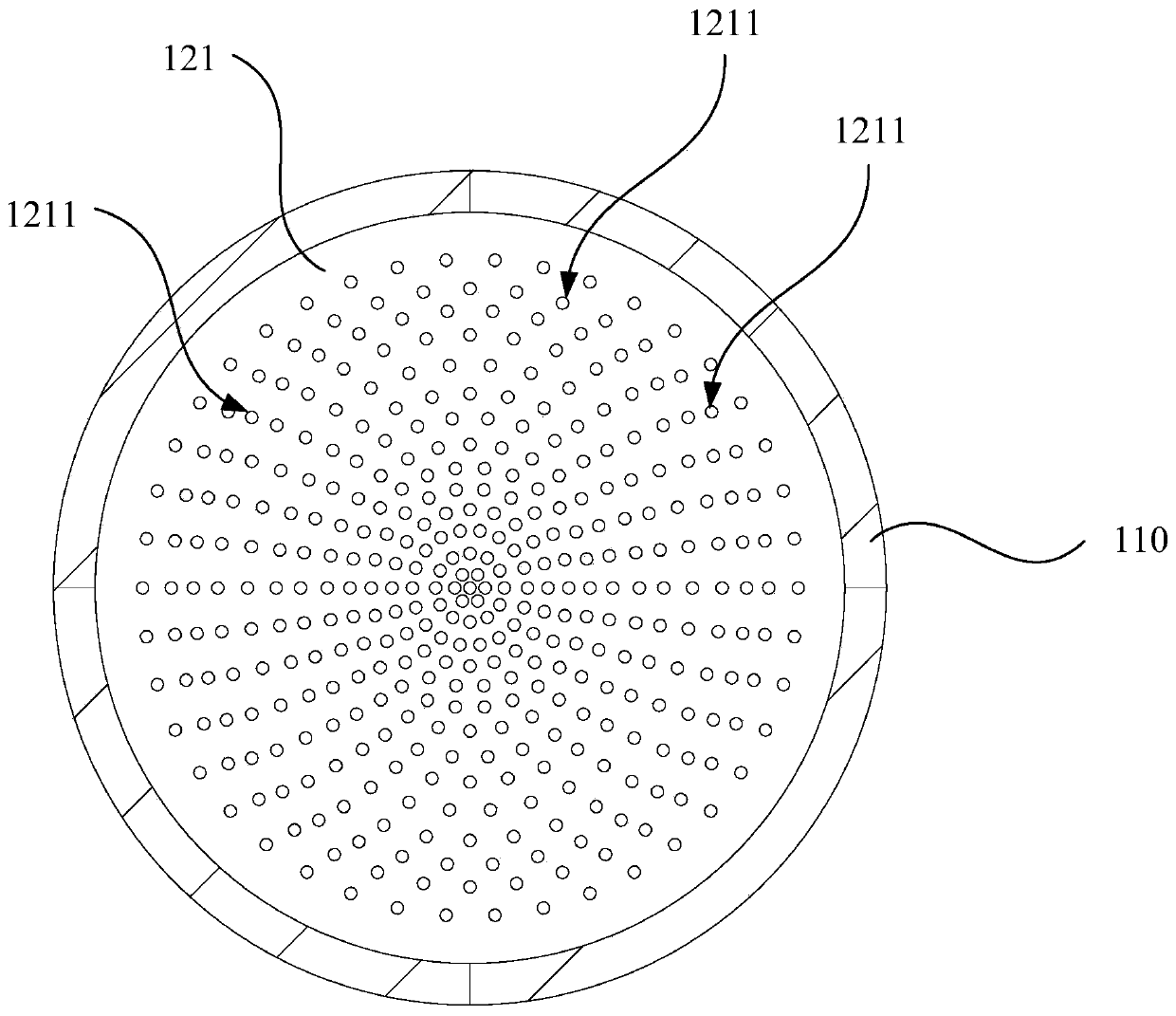 Foaming agent stability detection device and fading barrel