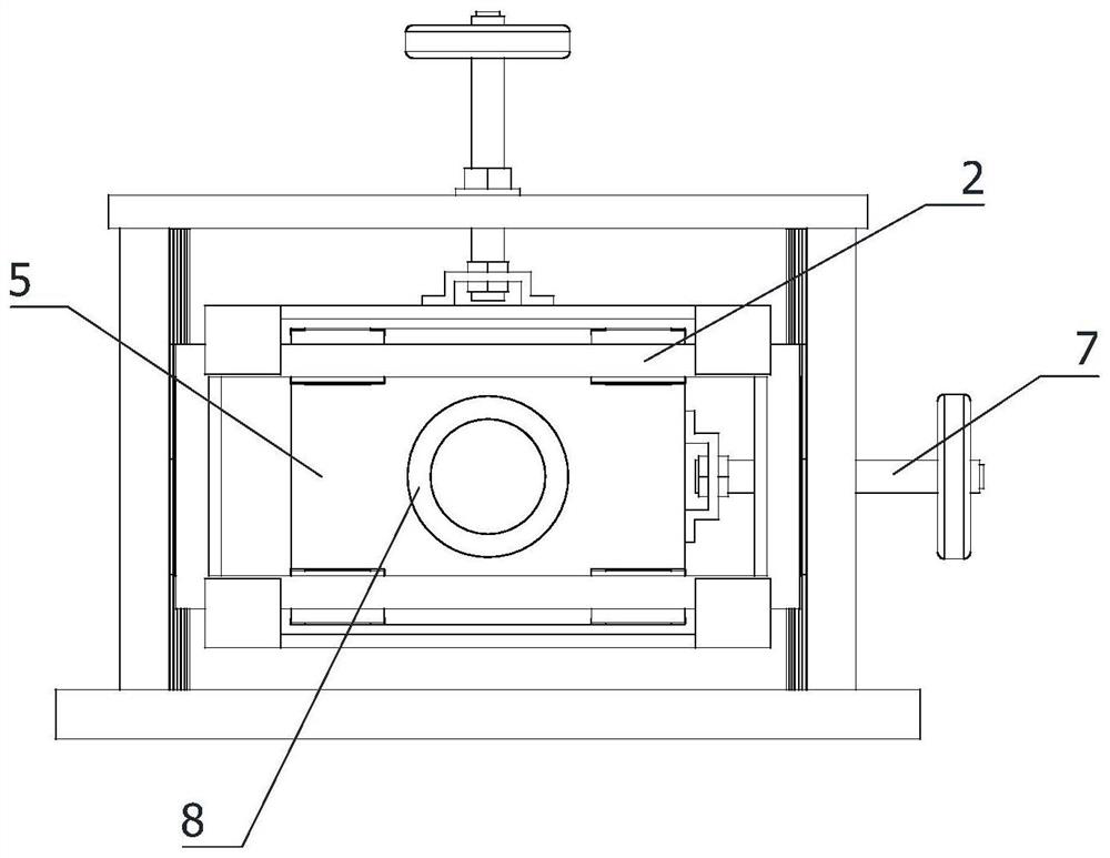 Direction-adjustable ladle dragging sizing die tool