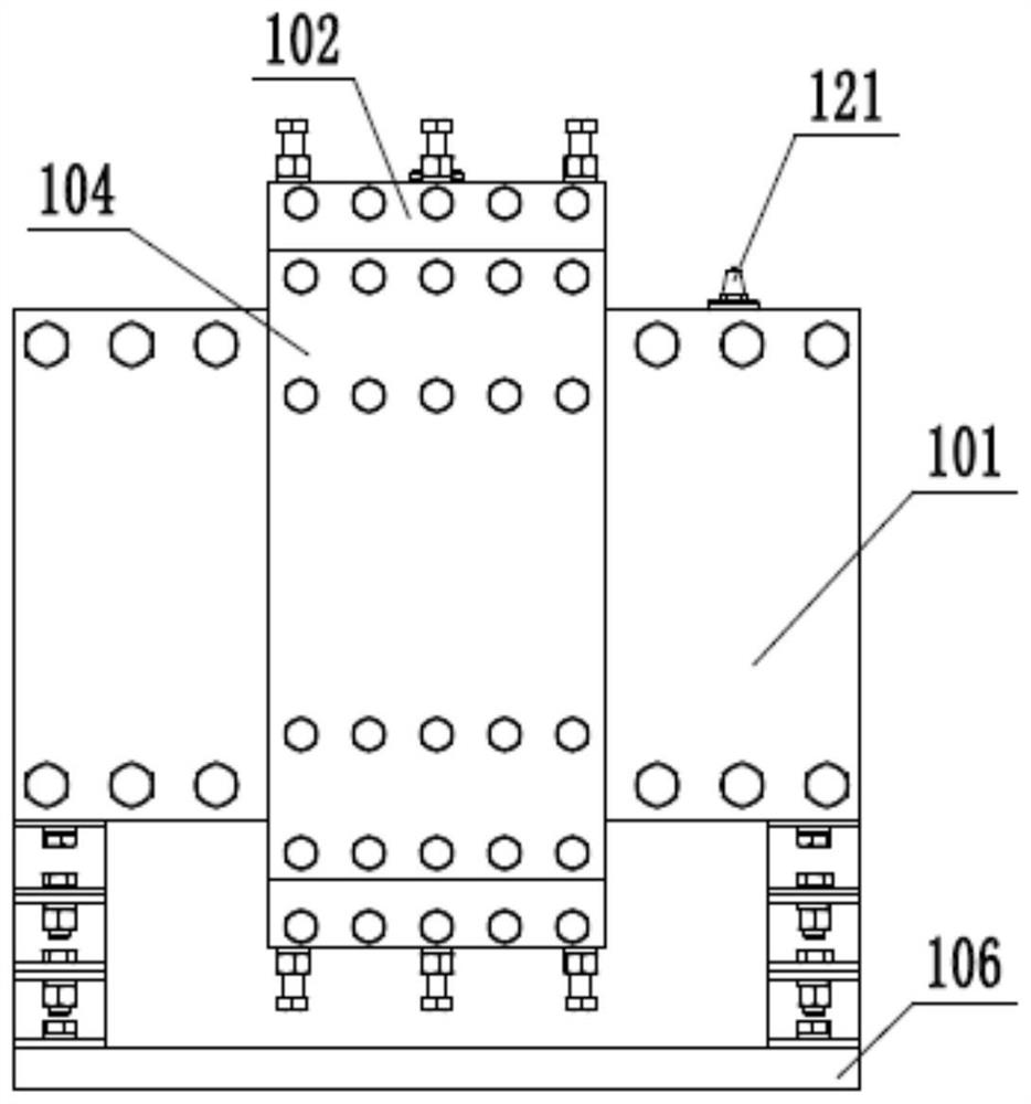 Two-mass gap nonlinear dynamics experimental setup