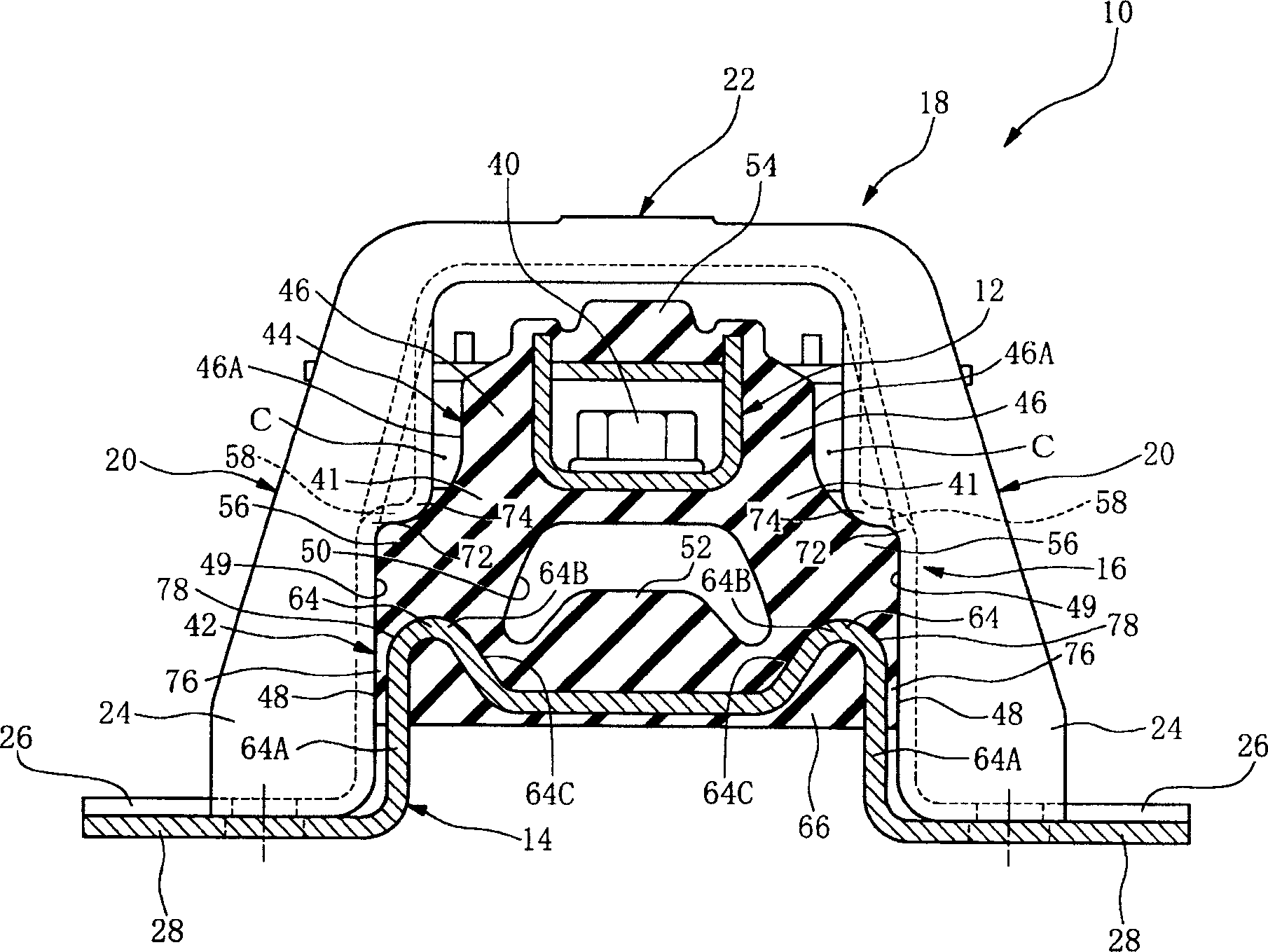 Engine frame