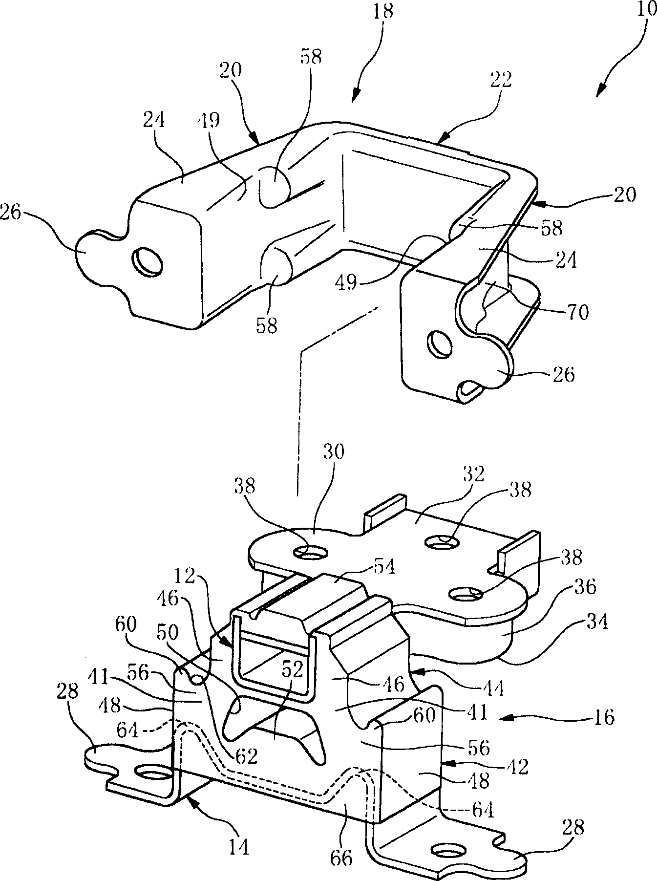 Engine frame