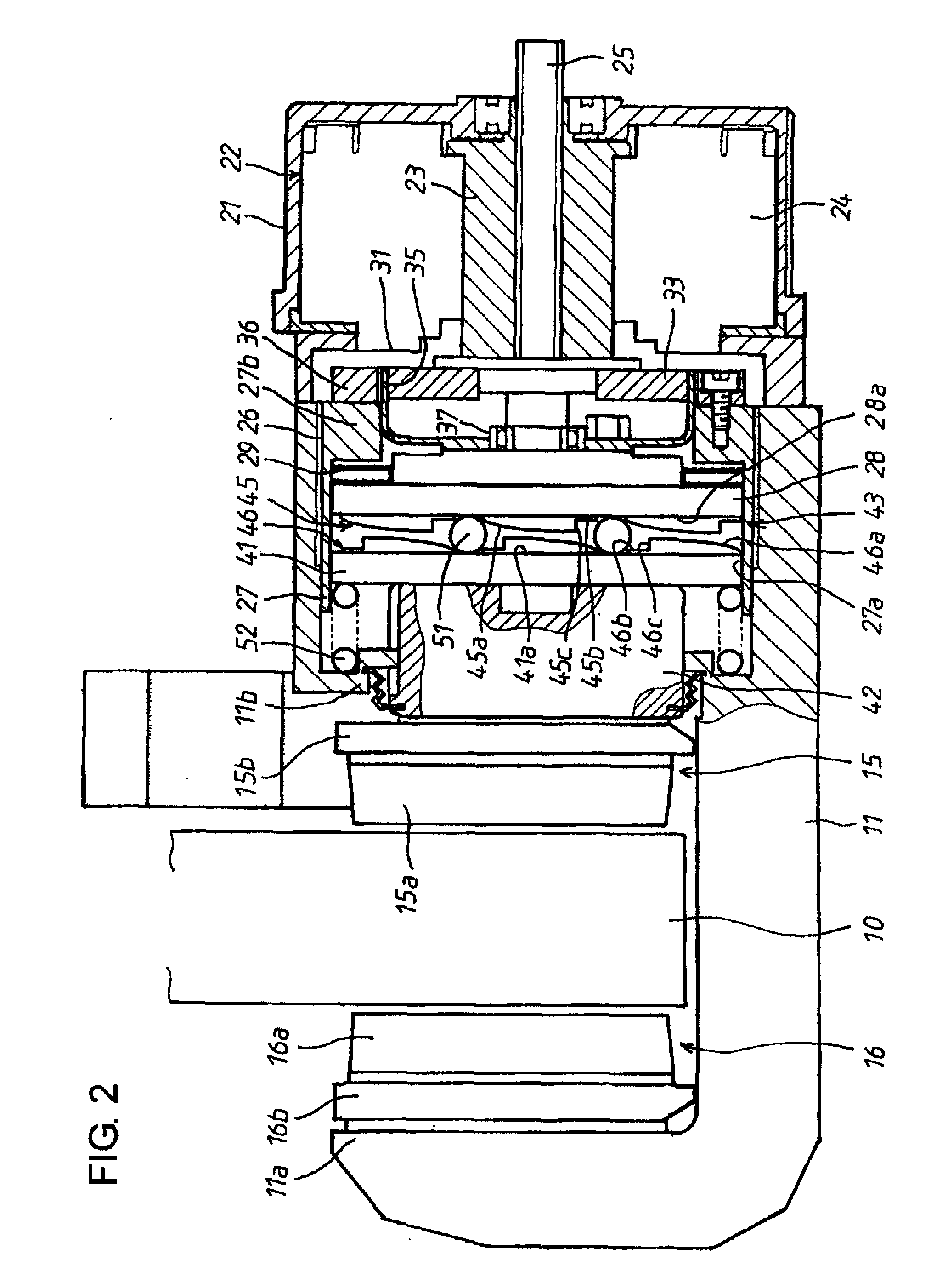 Electric brake device