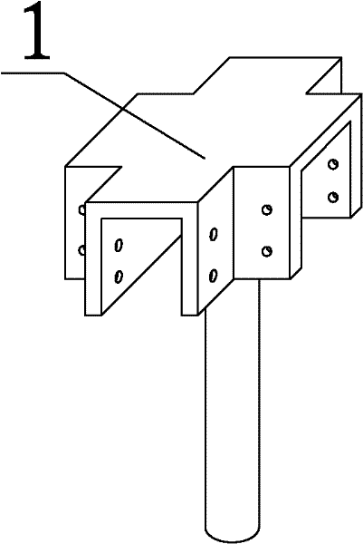 Bottom template for building floorslab and construction method thereof