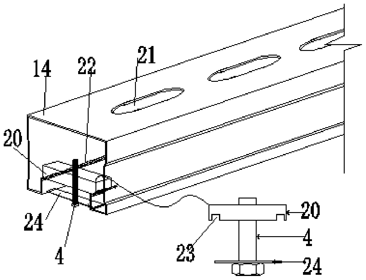 Multifunctional finished product comprehensive supporting and hanging bracket for suspended ceiling