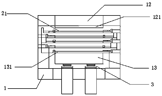 Hot pressing device for plate surface sheet hot pressing processing and processing method thereof