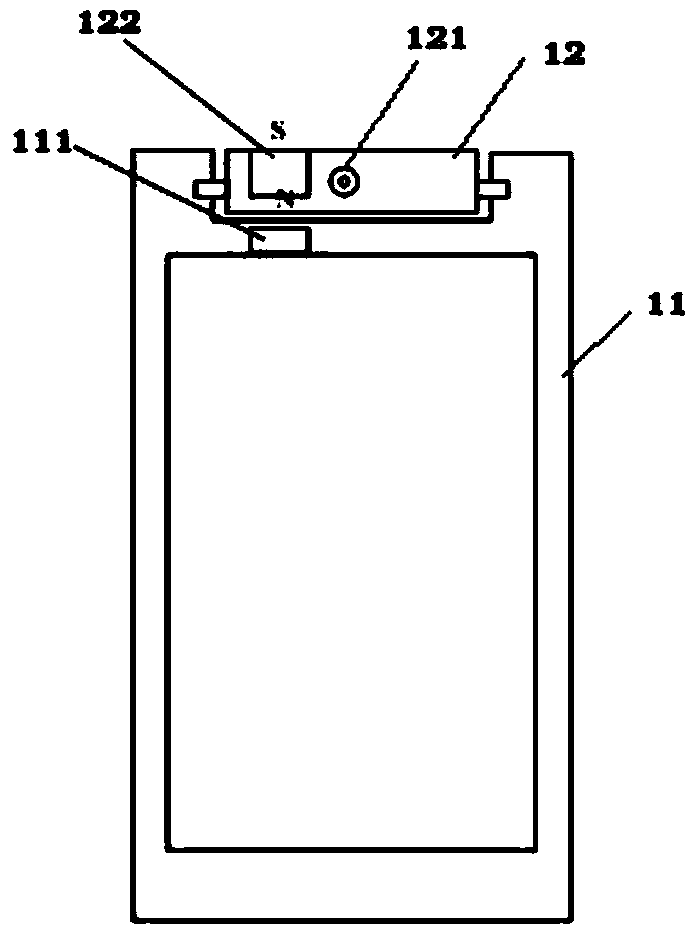 Method, device and mobile terminal for controlling camera rotation of mobile terminal