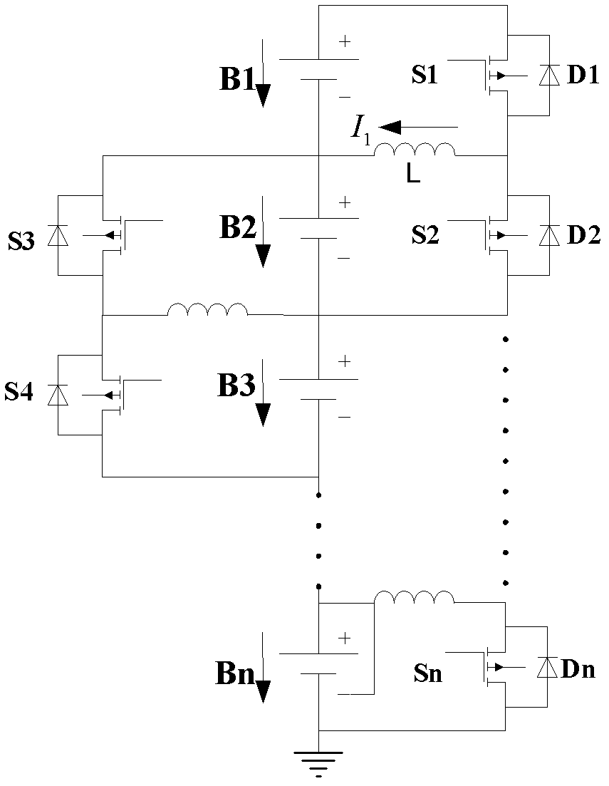 Equalization device for series battery packs