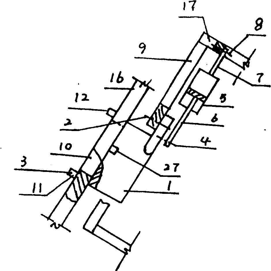 Pneuamtic gate of bowling game equipment