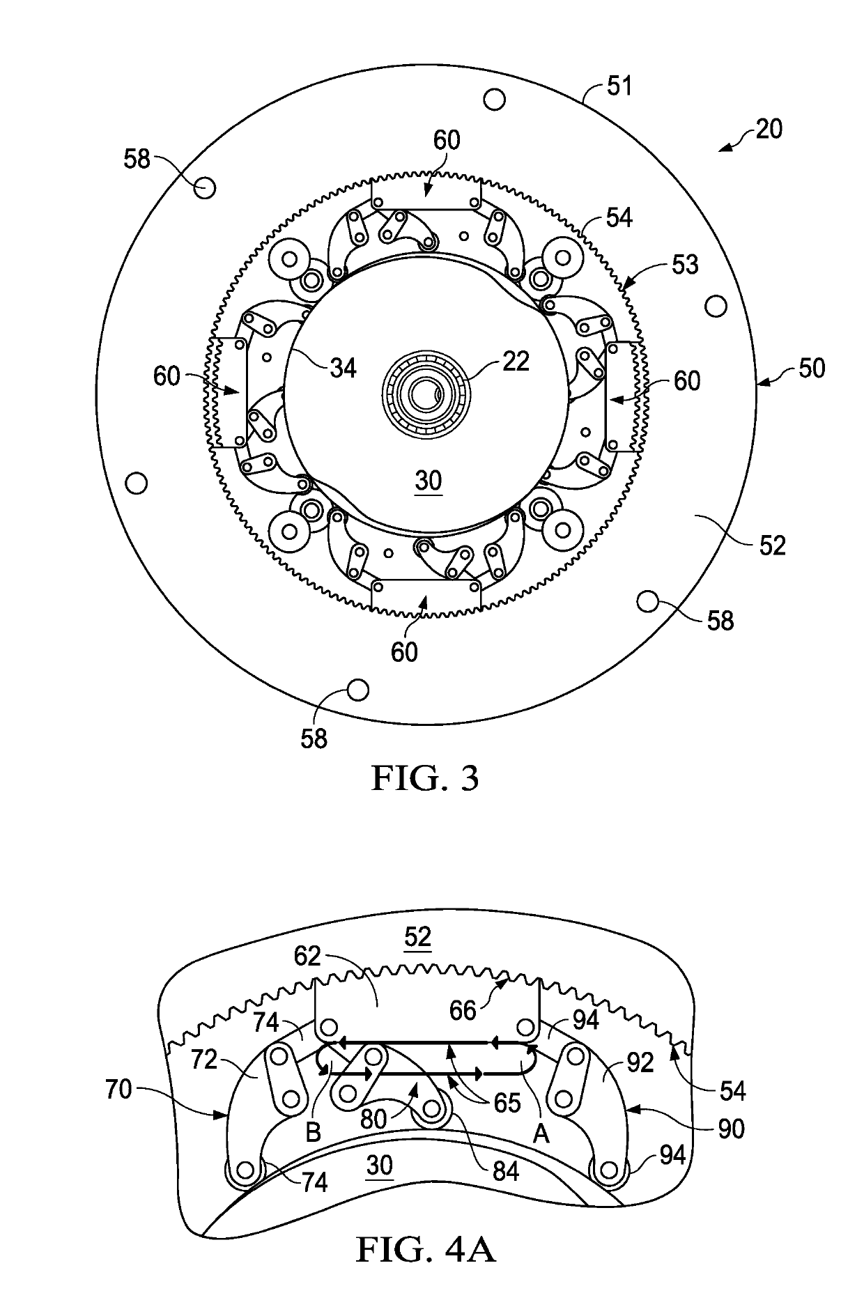 Simplified gearbox mechanism