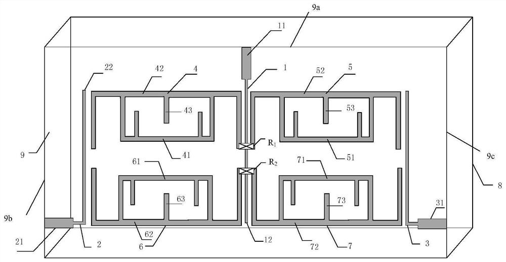 A Four-pass Band Power Divider Filter Based on Four-mode Resonator